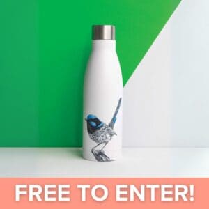 Maxwell & Williams Marini Ferlazzo 500ml Superb Fairy-Wren Bottle